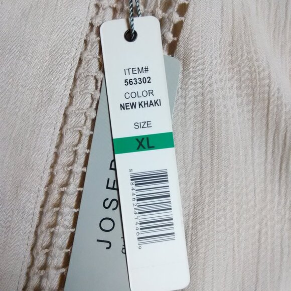 NWT JOSEPH A. qu'est-ce que c'est silk? sz XL new with tag - Picture 4 of 15